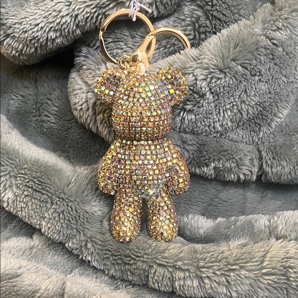 Sparkling Bear Keychain